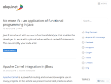 Tablet Screenshot of blog.akquinet.de